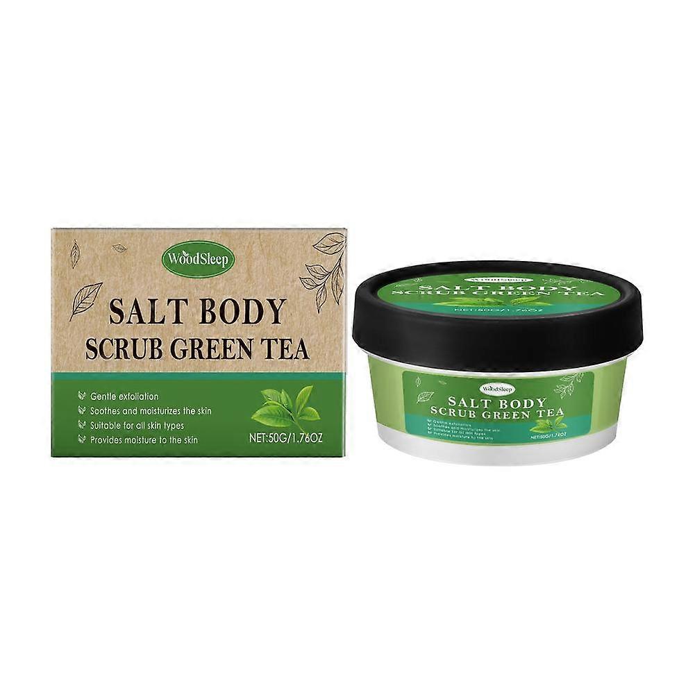 Green Tea Face Scrub 50g Natural Exfoliating Cleanser 2 in 1 Moisturizing Formula For Sensitive Skin Gentle Polish Hydrating Facial Care