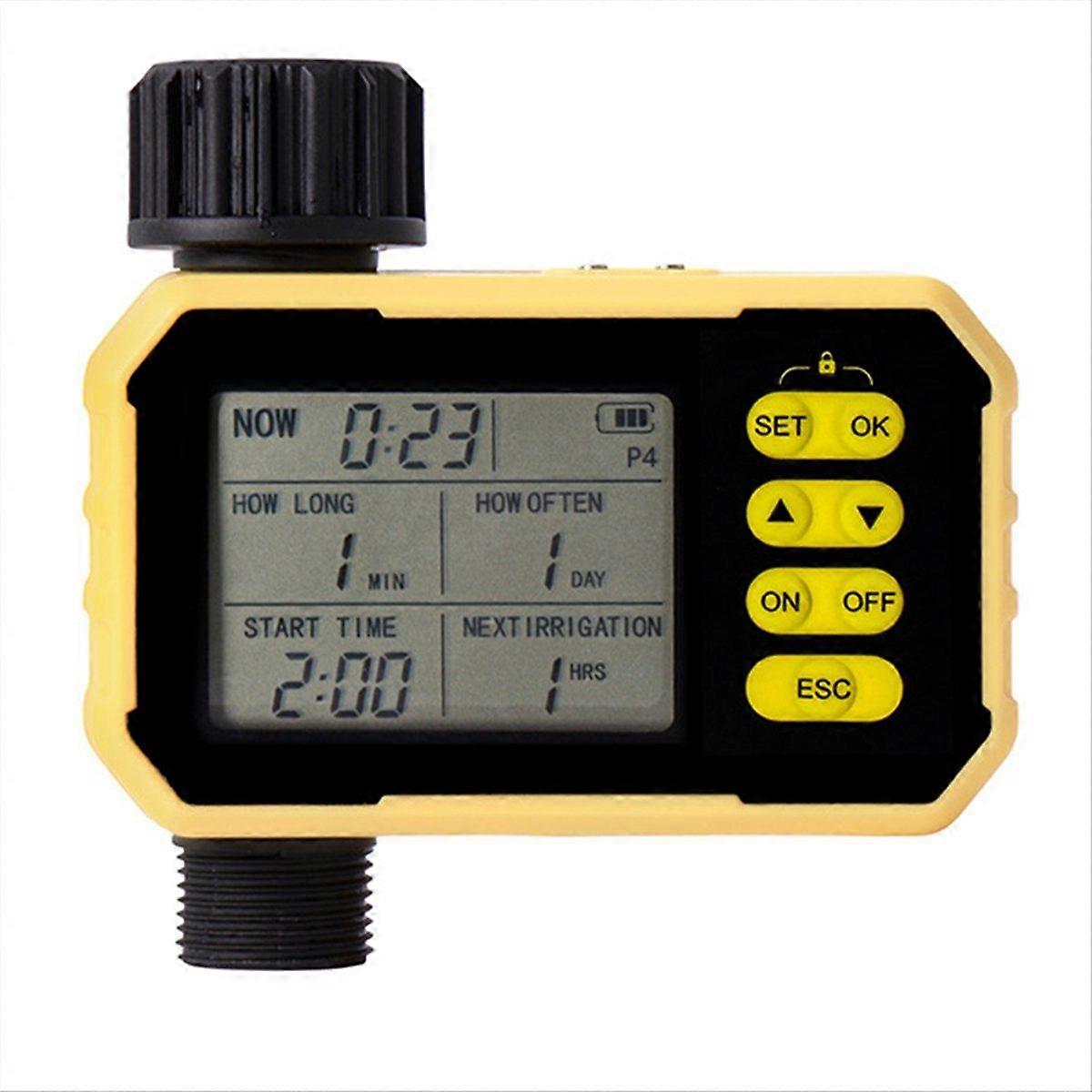 Intelligent Irrigation Watering Timer Auto Water Saving Solar Irrigation Controller Garden Lawn Pla