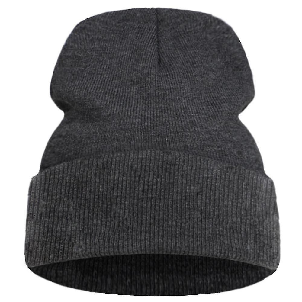 Hats Unisex Jordan 23 Printed Casual Knitted Winter Warm Beanie Caps Dark Gray
