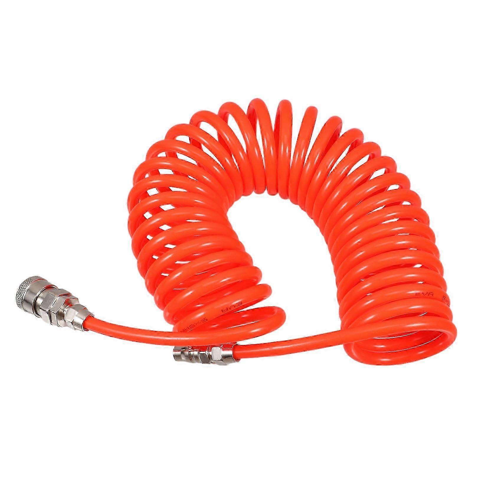 6m Pneumatic Quick Connector Hose for Air Tools Flexible Compressor Hoses Red Edition 1110