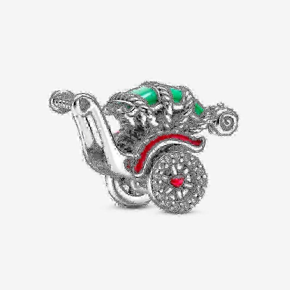 Bracciale Pandora da donna in argento sterling con ciondolo a forma di auto, accessorio TOP