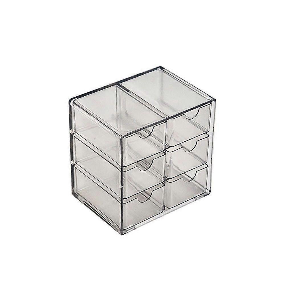 Drawer Commodity Shelf Compartment Storage Rack Transparent Storage Box  Student