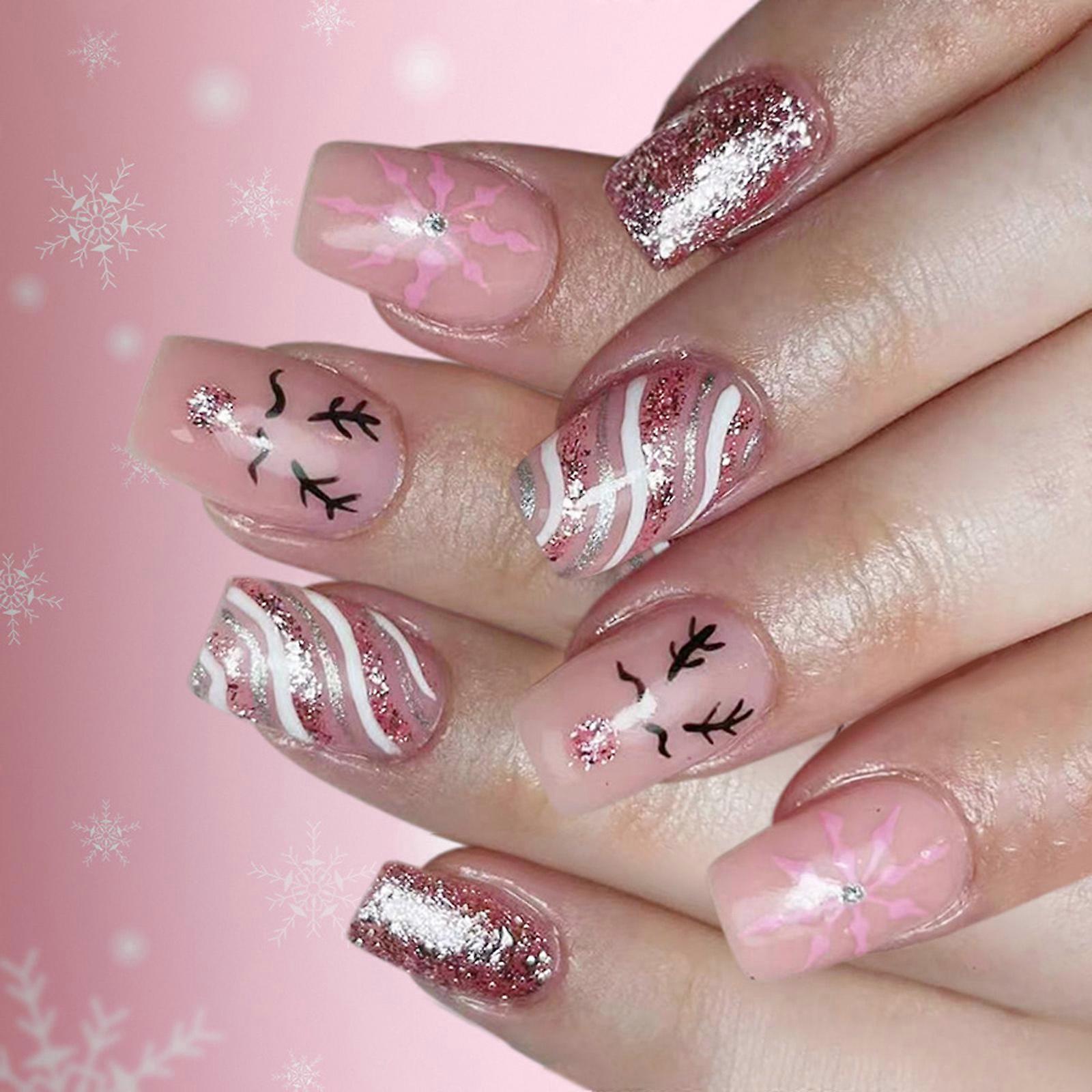 24Pcs Long Permanent Persist Hoofs Christmas Deer Ice Creation Not Toxic Plastic Multiple Size Set For Special Instances Multicolor