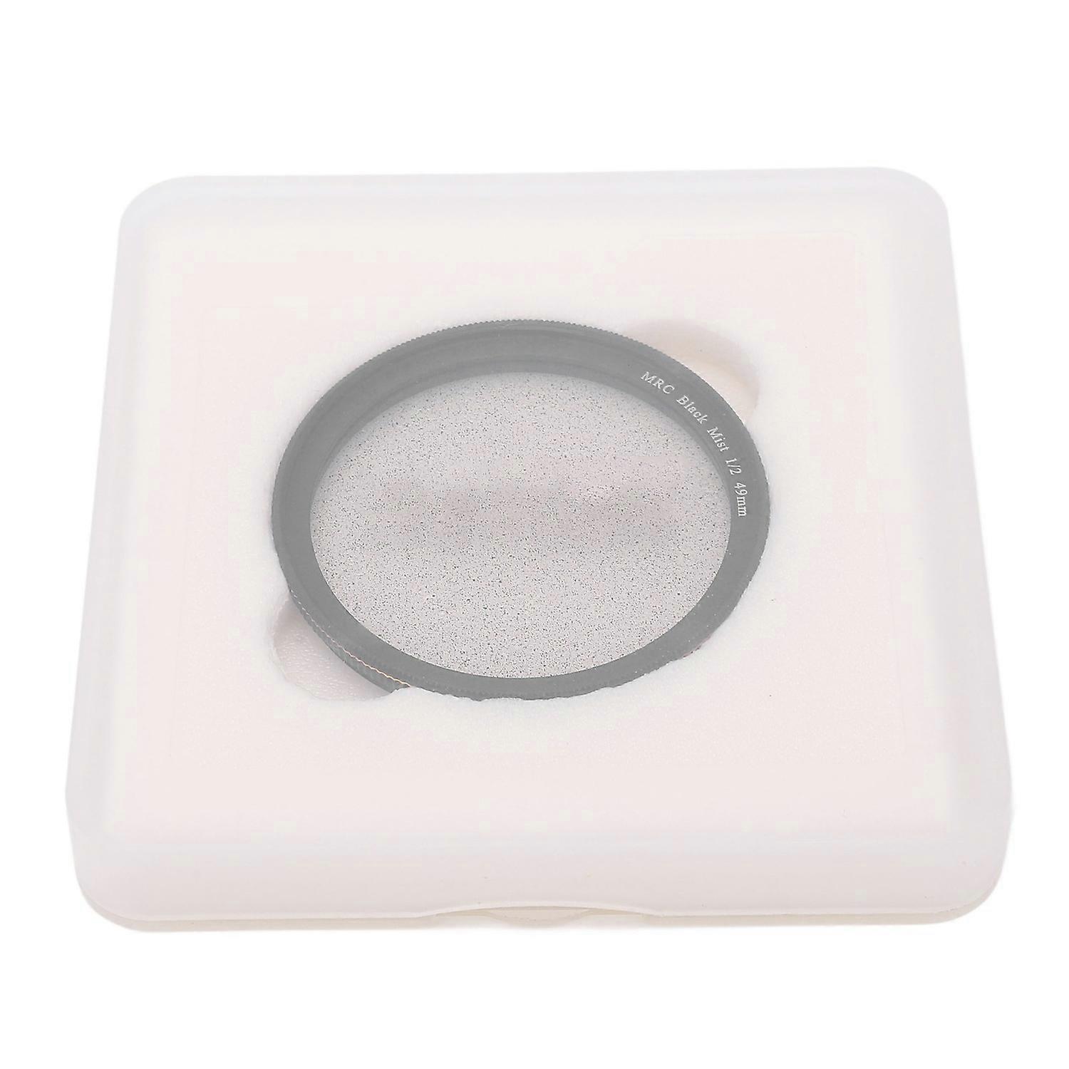 Black Mist Filter 1/2 Portrait Soft Diffuser Focus Camera Lens Filter Scratch Resistant for Video Vl