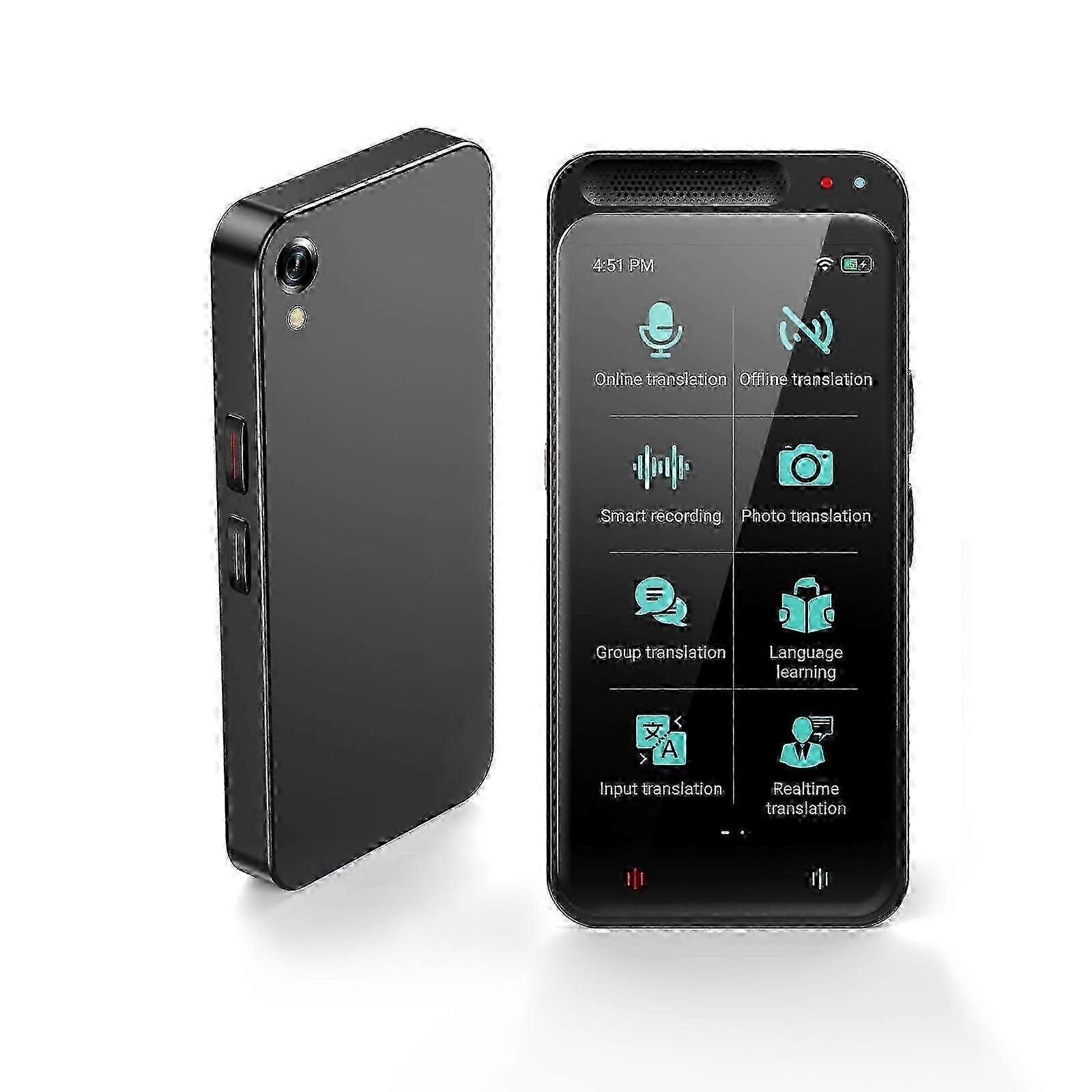 Language Translator Device Support Many Languages Multidirectional Translation Digital Translator,Instant Voice Translator for Busines Fast