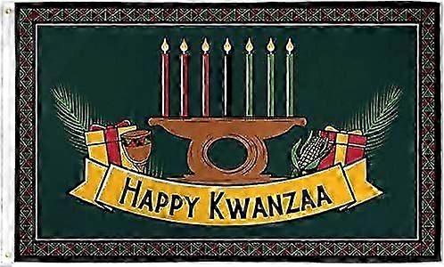 Happy Kwanzaa Flag Mode A-3848