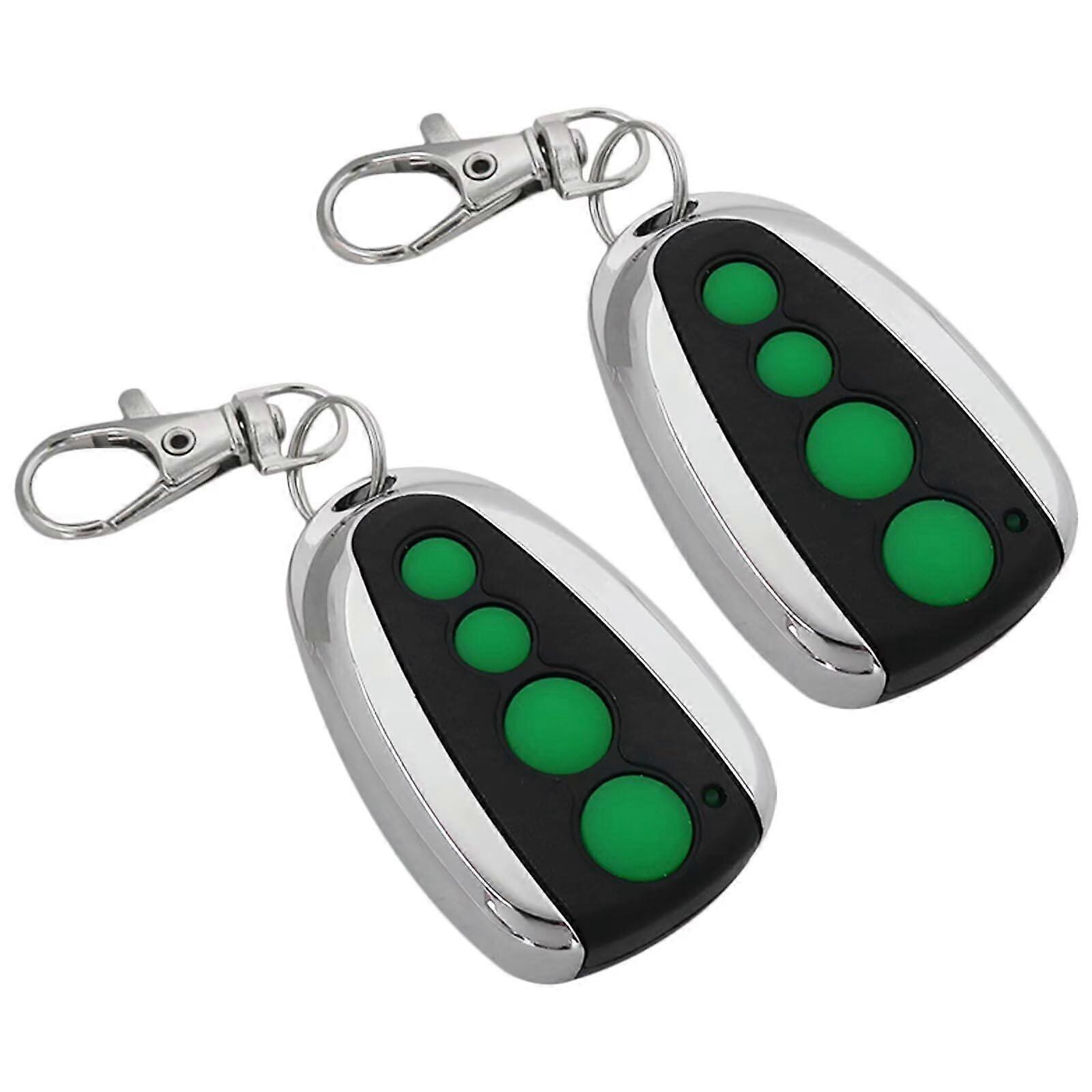 2 Pack Wireless Gate Remote Control Transmitters, Replacement for Swing and Sliding Gate Openers