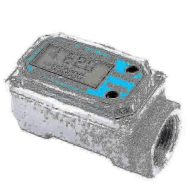 High-Precision Digital Fuel Flow Meter For Gasoline/Diesel/Kerosene/Methanol, Multi-Fluid Sensor With Lcd Counter Controller For Vehicles/Tanks_cje6 -