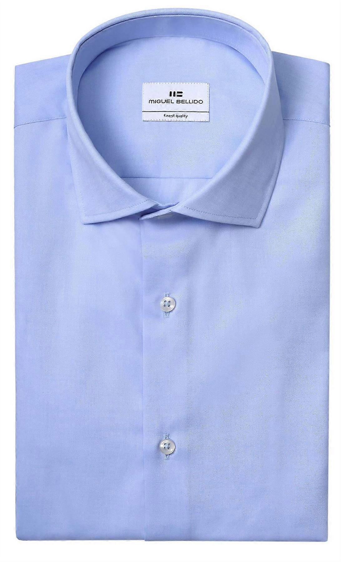 Miguel Bellido Classic Regular Long Sleeve Shirt - Blue