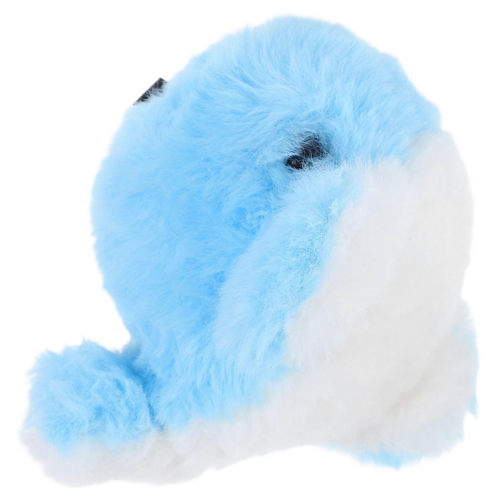 Whale Stuffed Animals Plush Keychain for Decor Sky-Blue Unique Charm