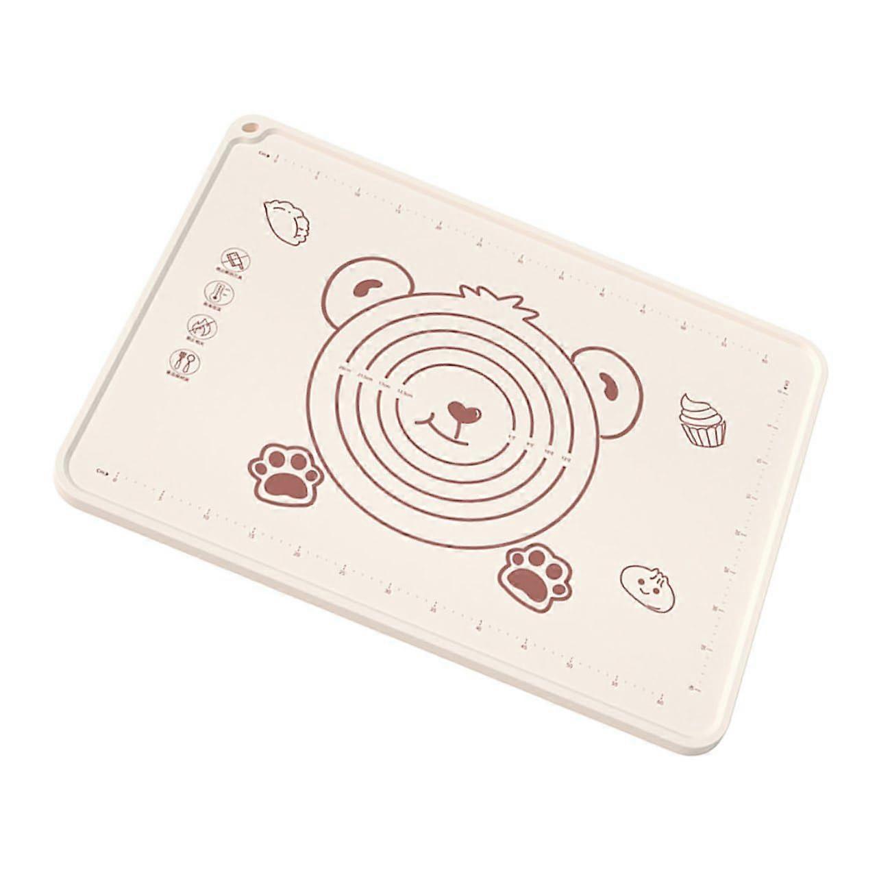 Silicone Pastry Rolling Mat NonSlip Dough Kneading Sheet for Baking Pizza Cookies Bread