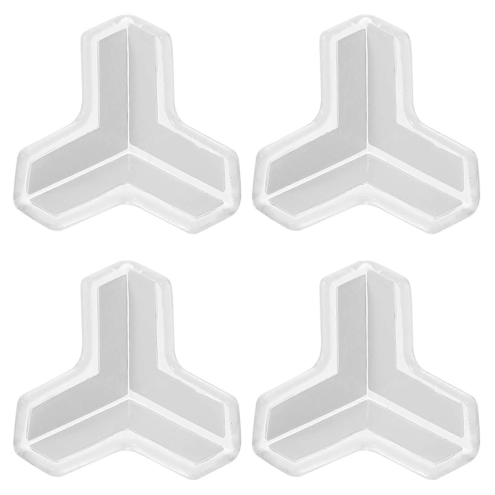 Transparent Corner Guards Child Safety Corner Protectors 4Pcs for Tables