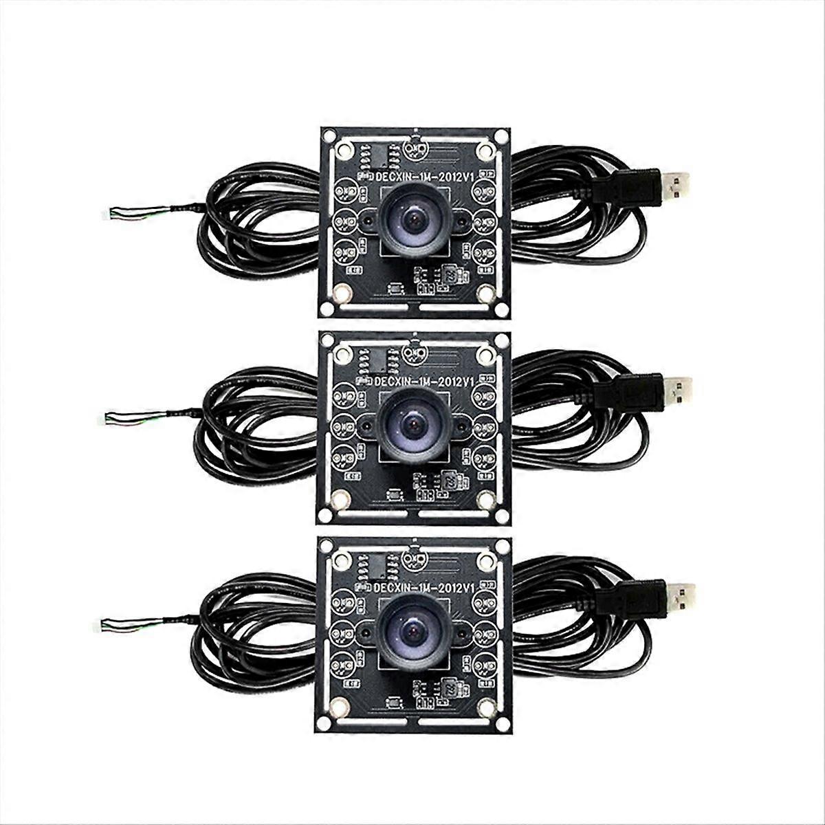 3PCS 100 Degree Camera Module with 2 Meter Cable for WinXP/7/8/10