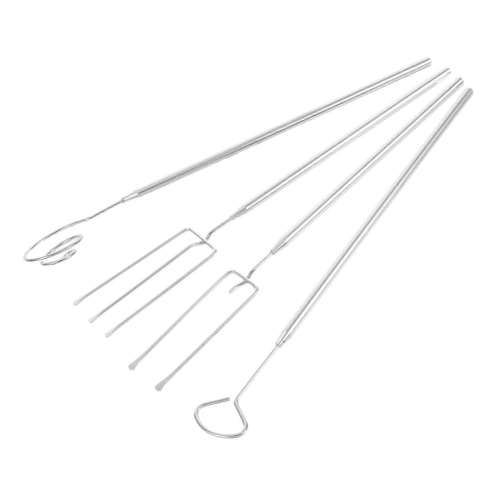 Stainless Steel Dinner Forks Candy Dipping Tools for Chocolate 4Pcs Kit