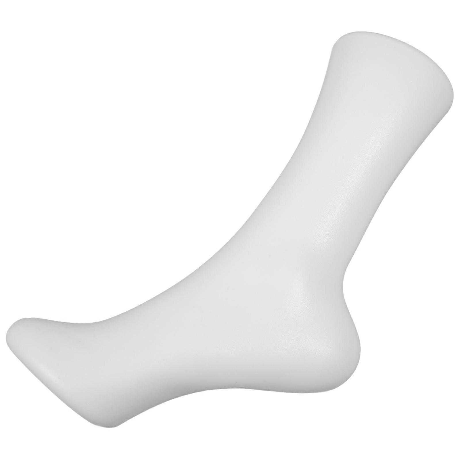Sock Display Stand for Female Feet Model Using Plastic White Material