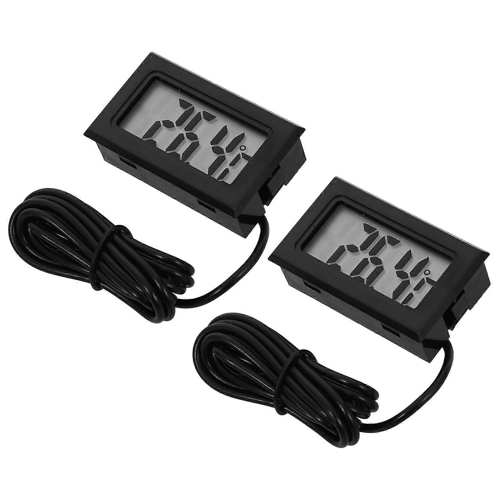 Digital Indoor Temperature Gauge Thermometer for Home Use 2Pcs Set
