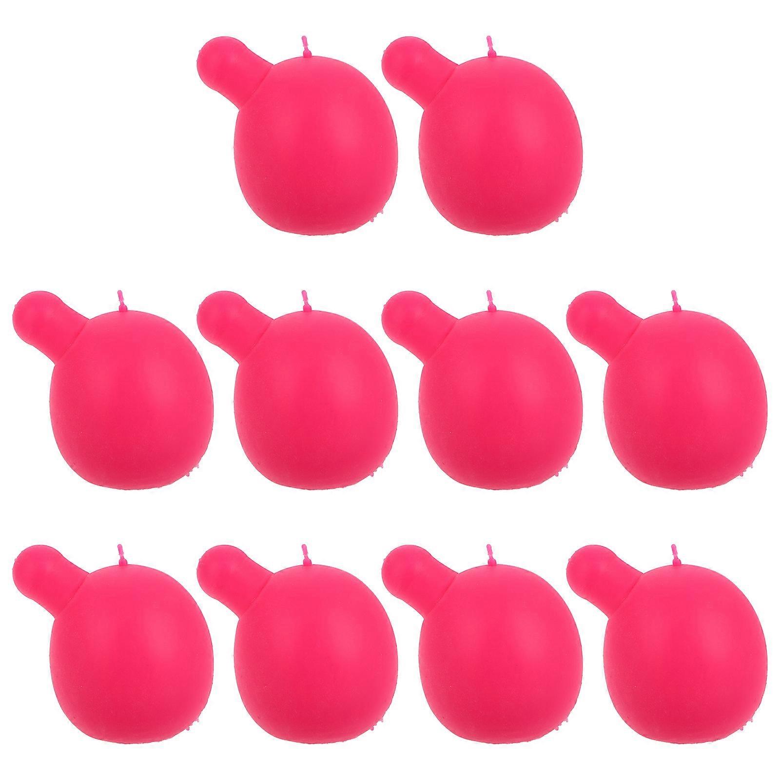 10Pcs Rosy Blow Bubble Core Insert for Toys PVC Squeeze Ball Insert Durable