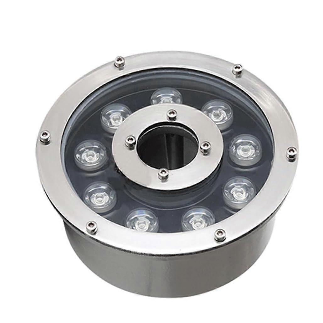 Submersible LED Light Fountain Lamp 9W RGB Colorful Underwater Light for Swimming Pools Ponds and Landscapes