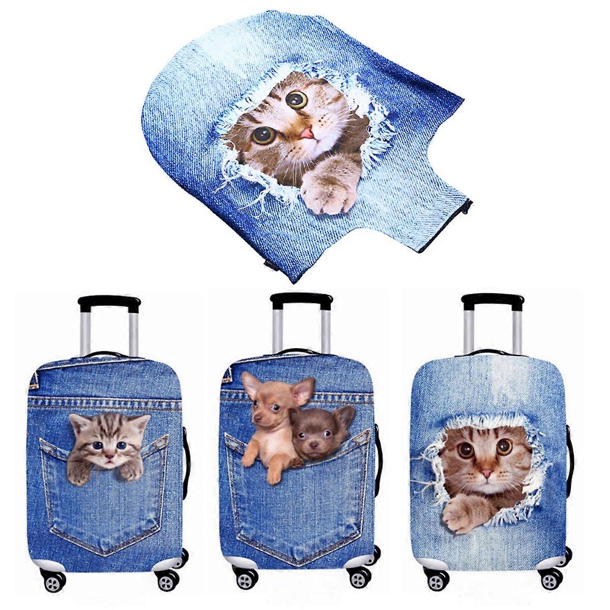 Animal Luggage Cover Durable Material for Suitcase Use