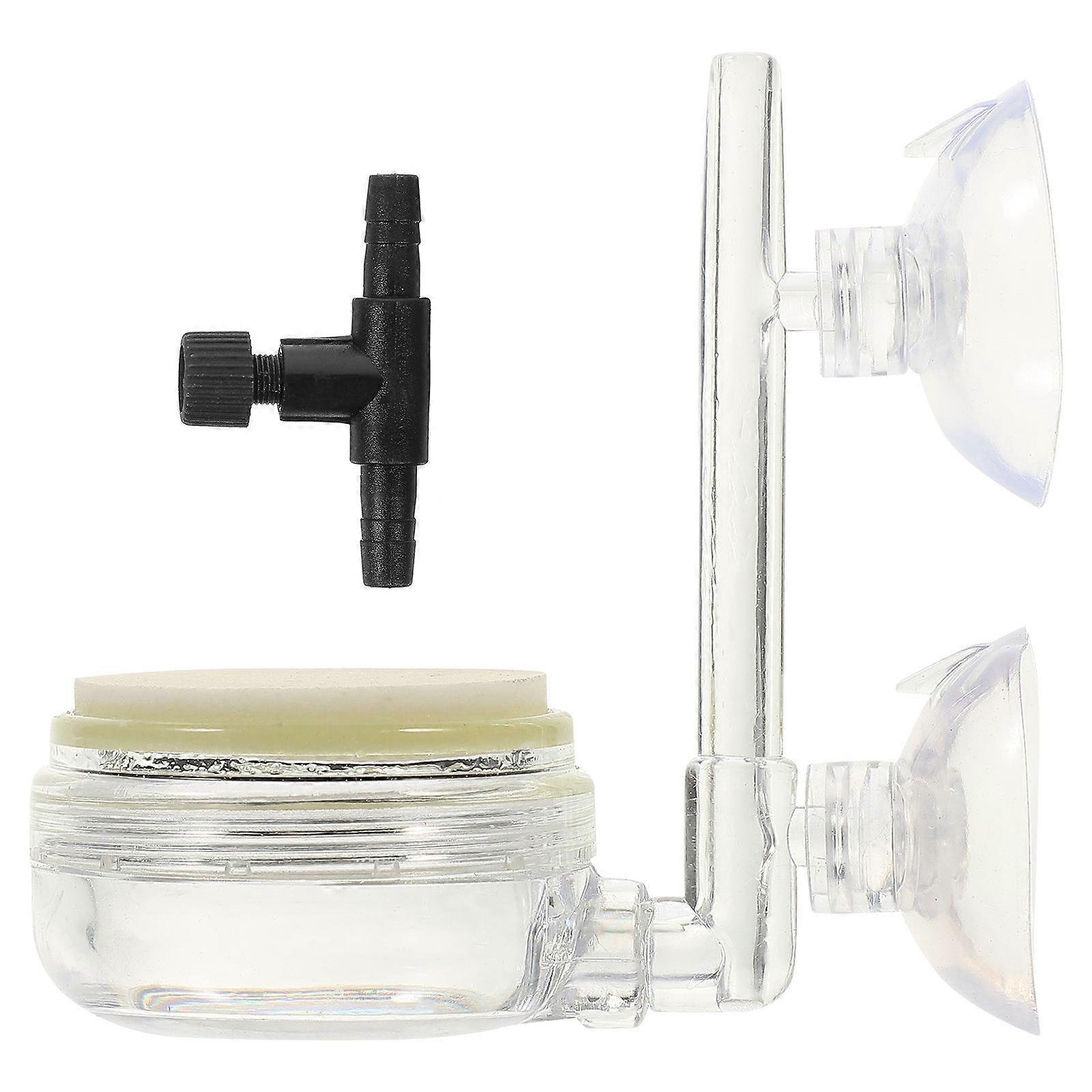 Quiet Aquarium Air Stone Diffuser for Fish Tank 1Set Acrylic Bubble Disc