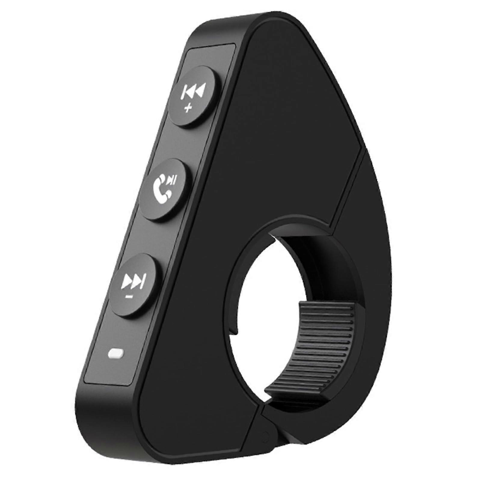 Bluetooth Handlebar Remote Control IPX6 Waterproof Wireless Media Button for Car Motorcycle