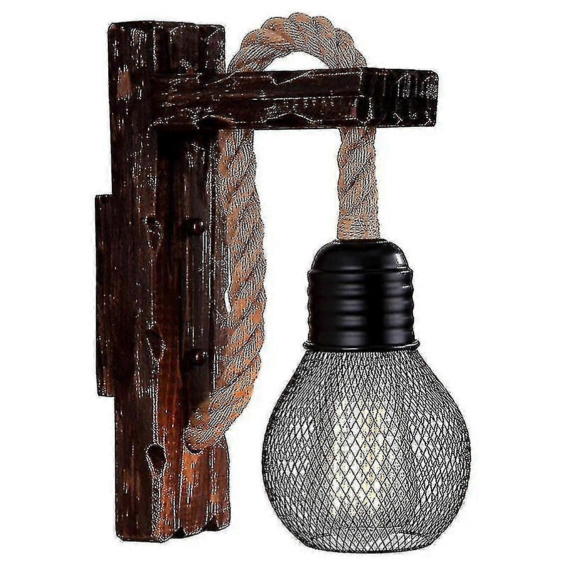 Amerikaanse Retro Hennep Rope Lamp