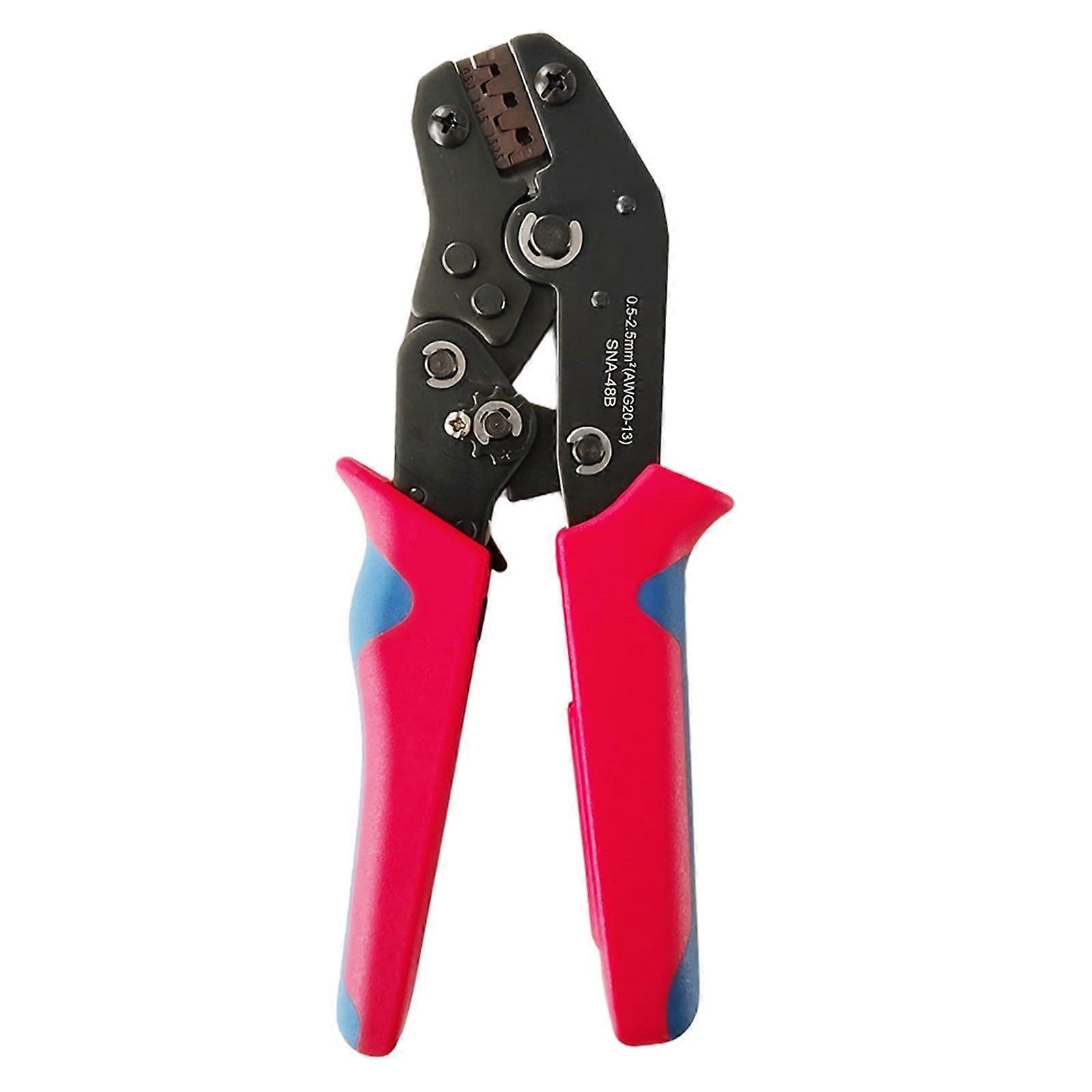 SN48B SelfAdjusting Ratchet Wire Crimping Tool for Electrical Connectors 2013AWG Red