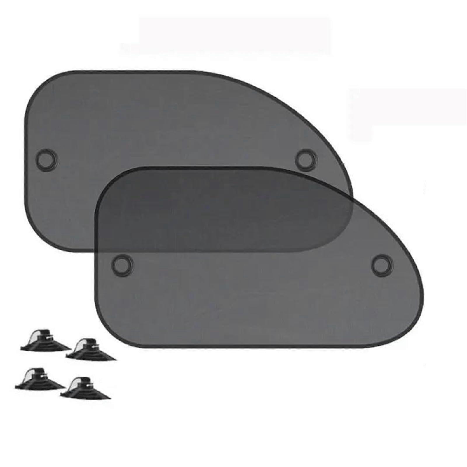 Universal Car Windshield Sunshade UV Protection Heat Reduction Foldable Front Visor 2pcs