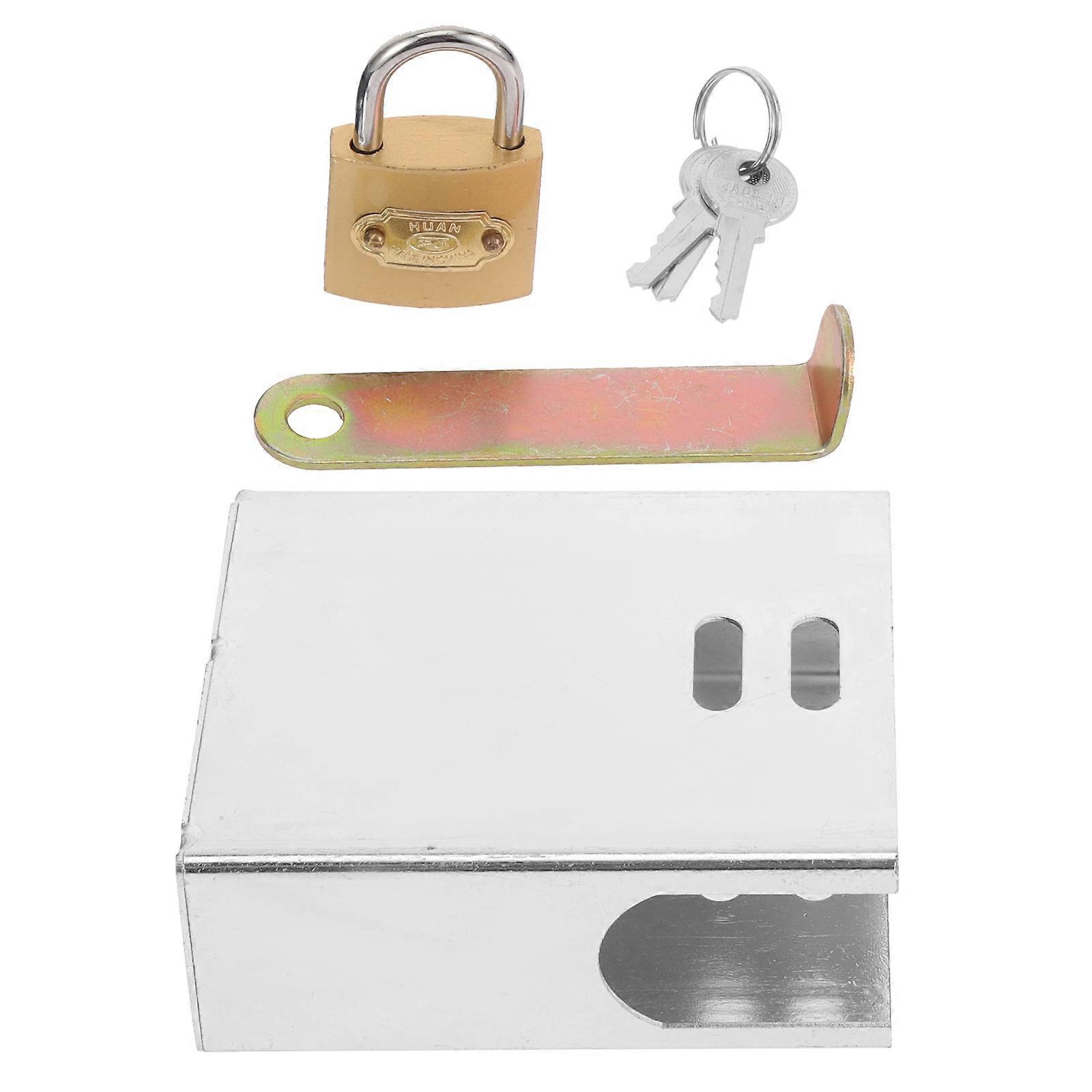 Outdoor Spigot Lock Square Iron Protective Cover Functional Design 1Set