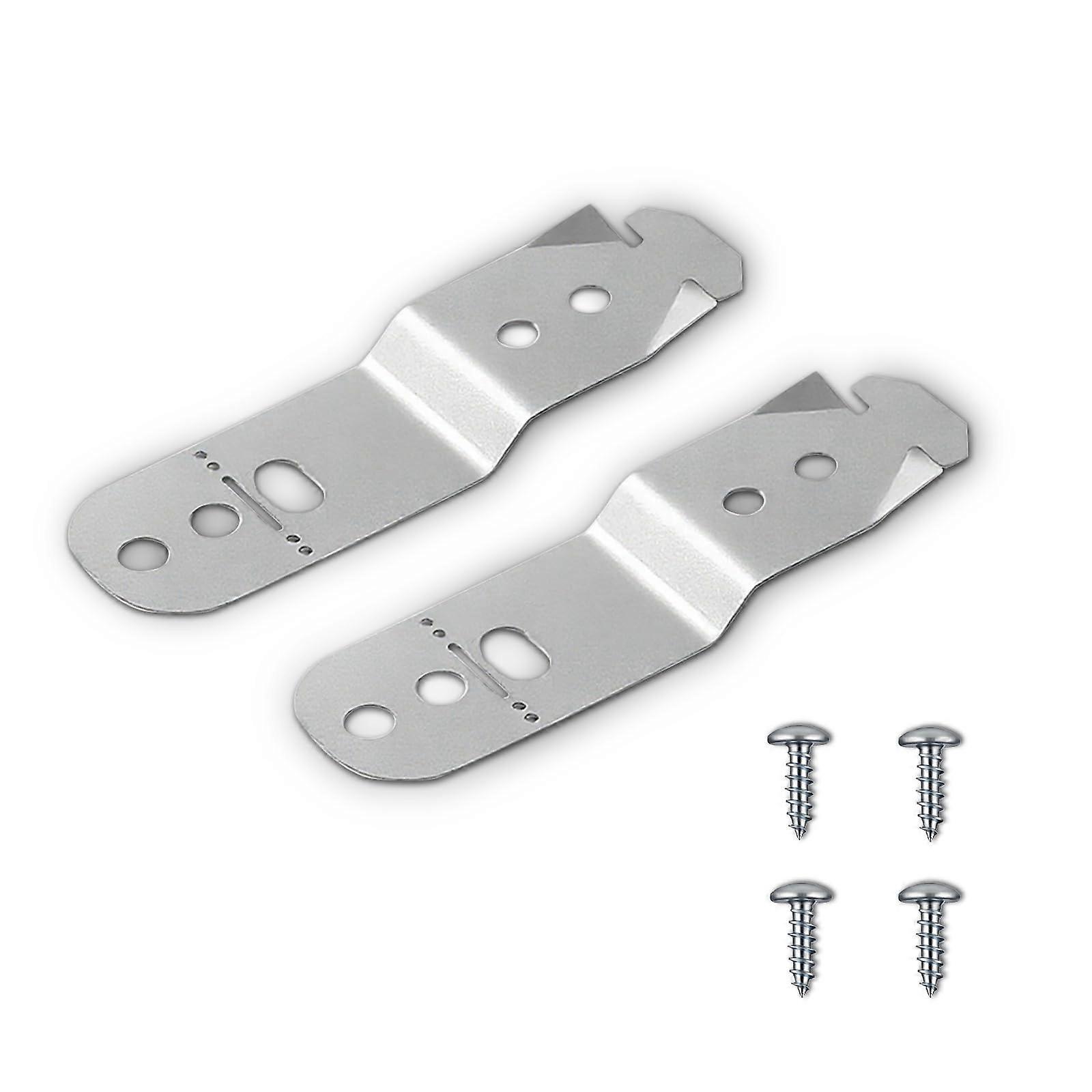 Dishwasher Mounting Bracket 619985 Replacement for Bosch, AntiTip Kit, Galvanized Steel 2Pack