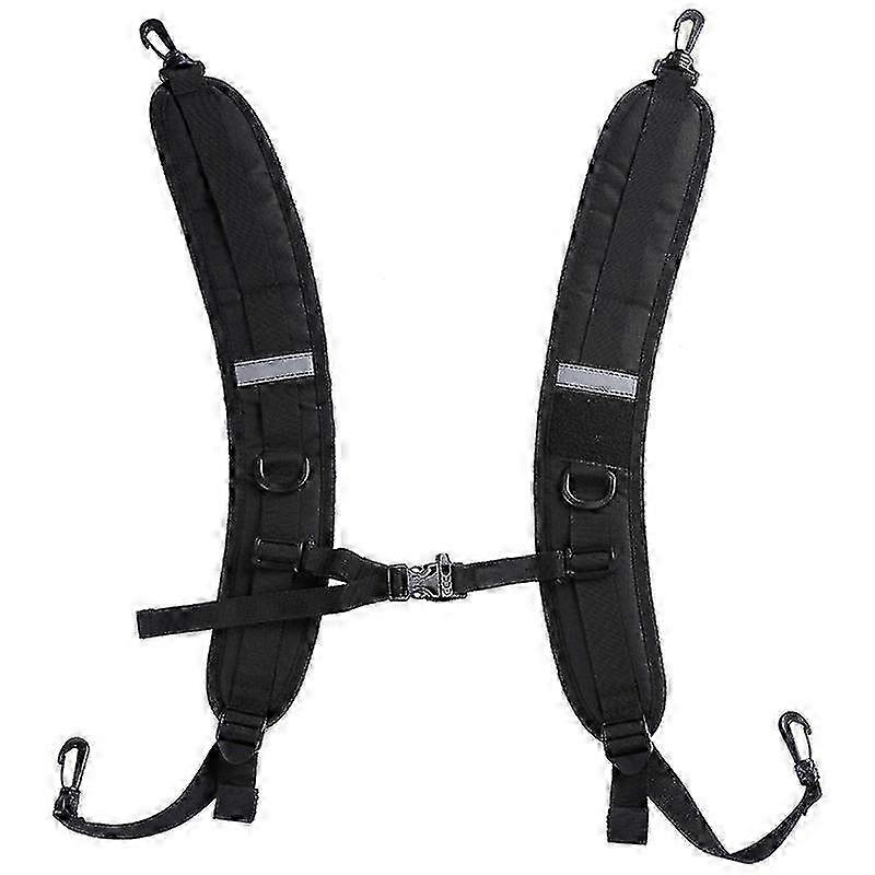 Backpack Straps Adjustable Padded Shoulder Straps For Backpack Dry Bag(1pcs, Black) 25-26