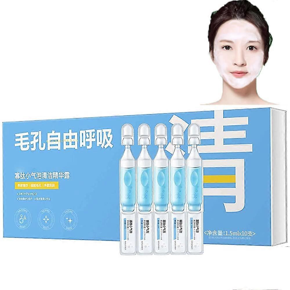 Facial Cleansing Foam with Oligopeptide Essence, Deep Pore Cleansing Microbubble Gel, 1pc