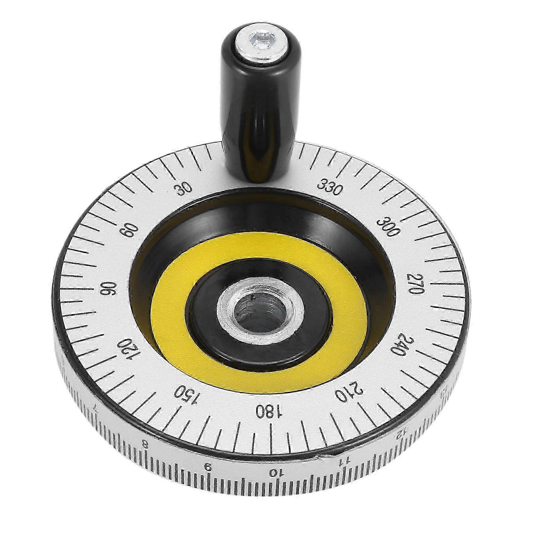 80mm Solid Bakelite Hand Wheel, Calibrated Scale for Machinery Parts