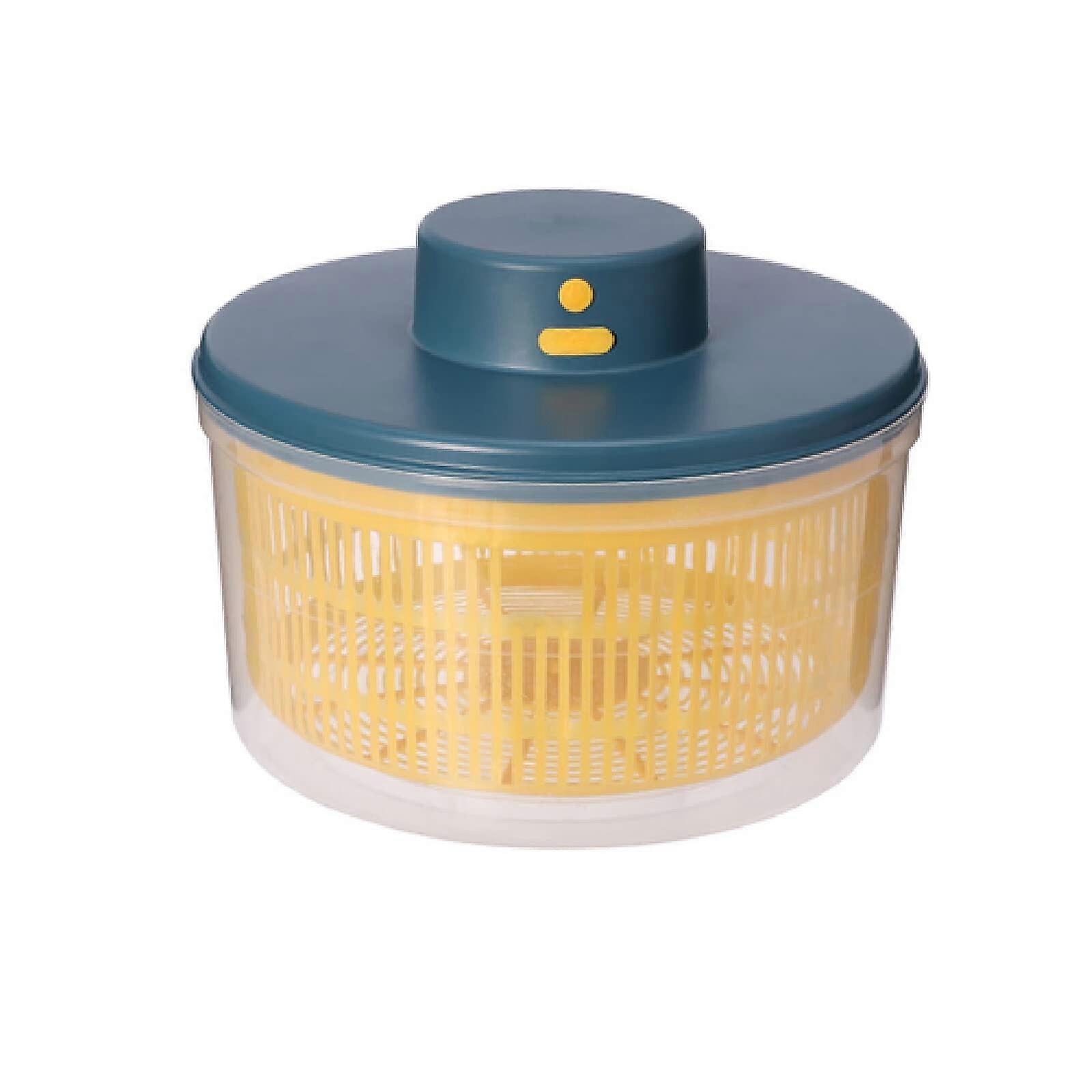 Rechargeable Electric Salad Spinner Vegetable Washer Large Capacity Hands Fast Draining Basket