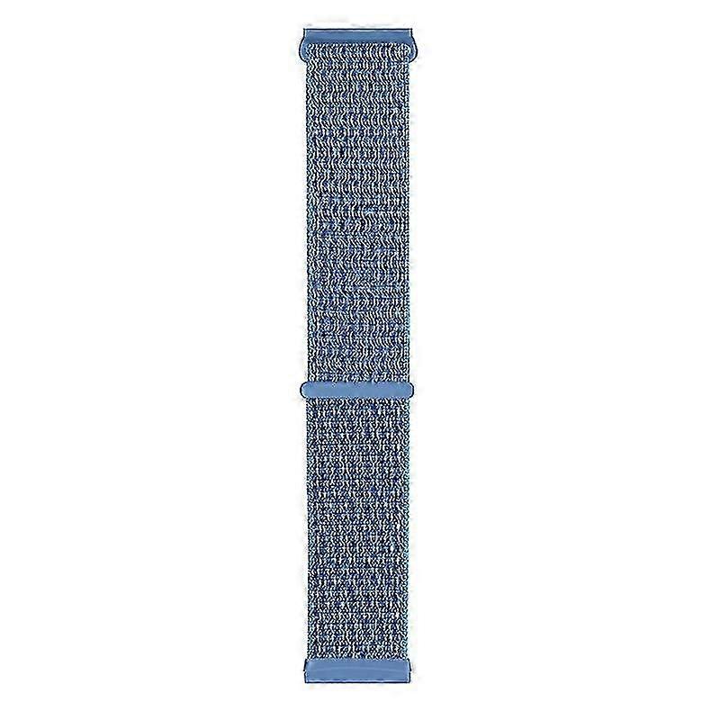 For Fitbit Versa 4/Sense 2 Soft Nylon Watch Bands Sport Loop Strap Replacement Bracelet