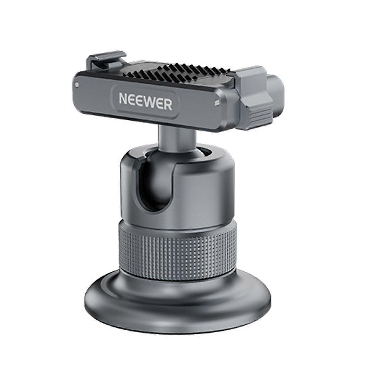 Magnetic Camera Mount, 360 Quick Release Ball Head Adapter Base Mount for Nano/360/ Action 5 Pro/4/3 Gray