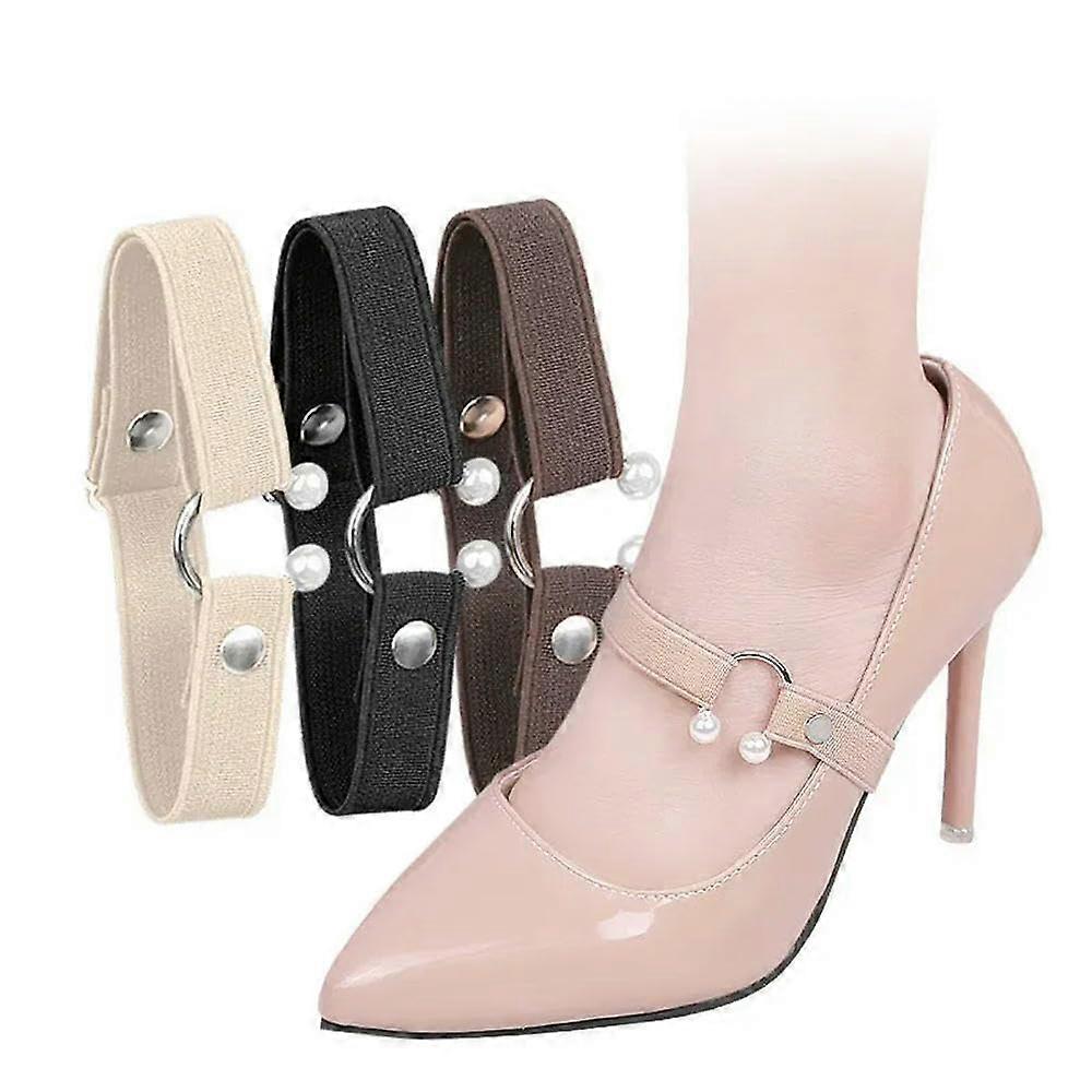 Heel Ankle Straps with Secure Fit, Removable Adjustable Design for Heels and Flats