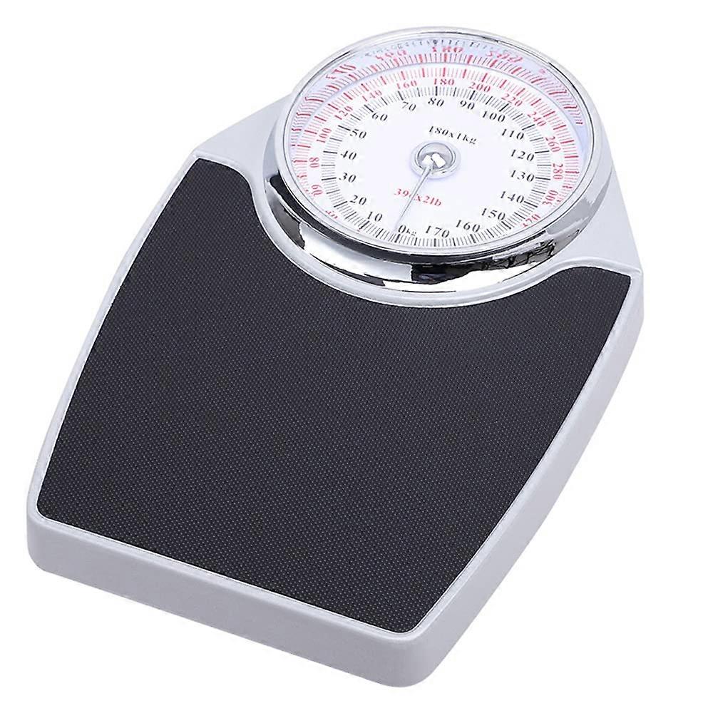 Analog Bathroom Scale 180kg Capacity with Large EasyRead Dial and Battery Operation