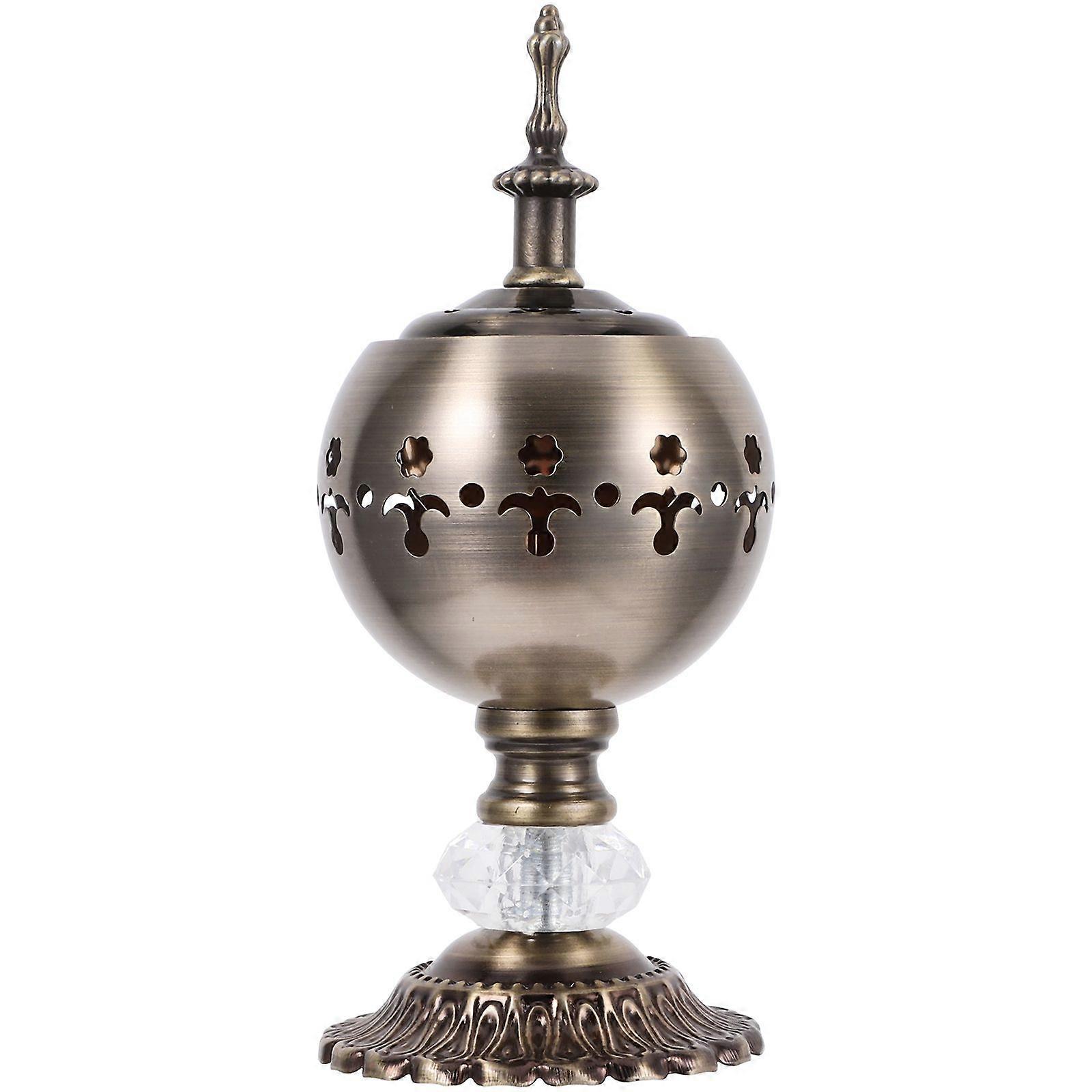 1Pc Iron Craft Aroma Stove Candleholder Decorative Essential Oil Diffuser