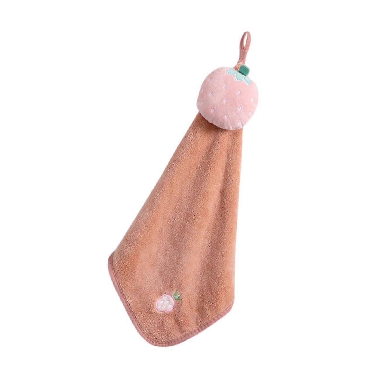 Microfiber Hand Towel with Hanging Loop, Fast Drying and Absorbent for Bathroom Kitchen Office
