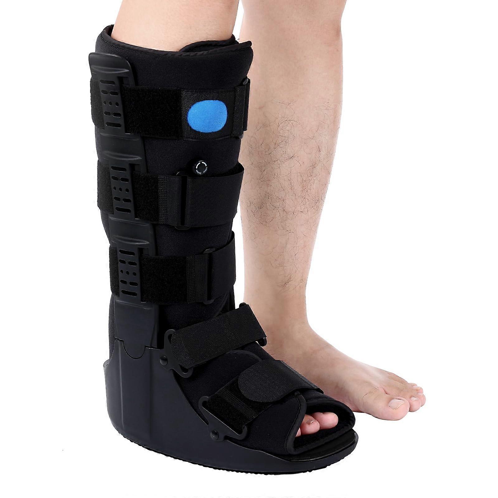 Medium Air Cam Walker Orthopedic Walking Boot with Adjustable Compression and Rigid Support for Broken Foot and Sprained Ankle