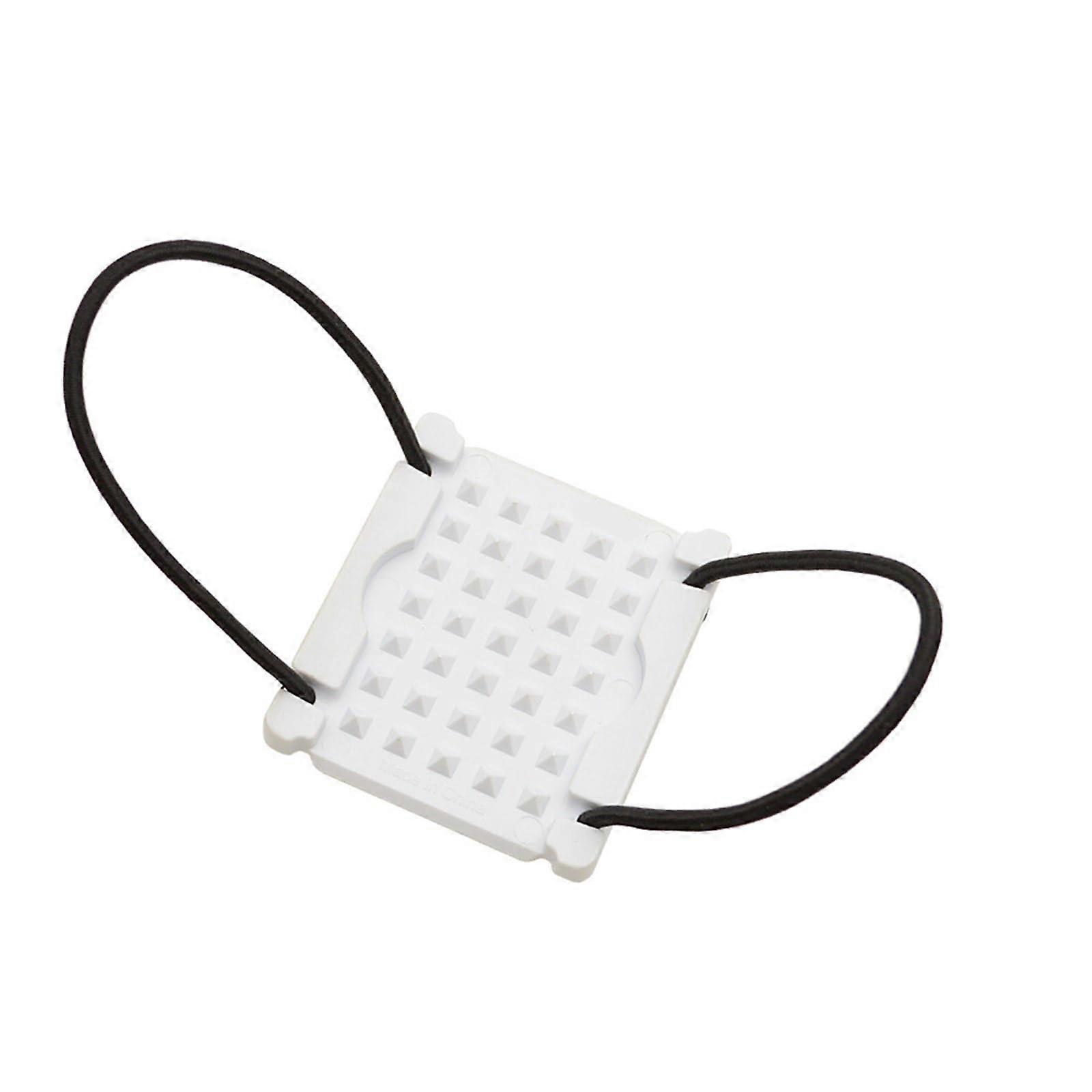 Scuba Diving Weight Plate with Quick Adjustment for 5cm Webbing and Secure Harness Mount White