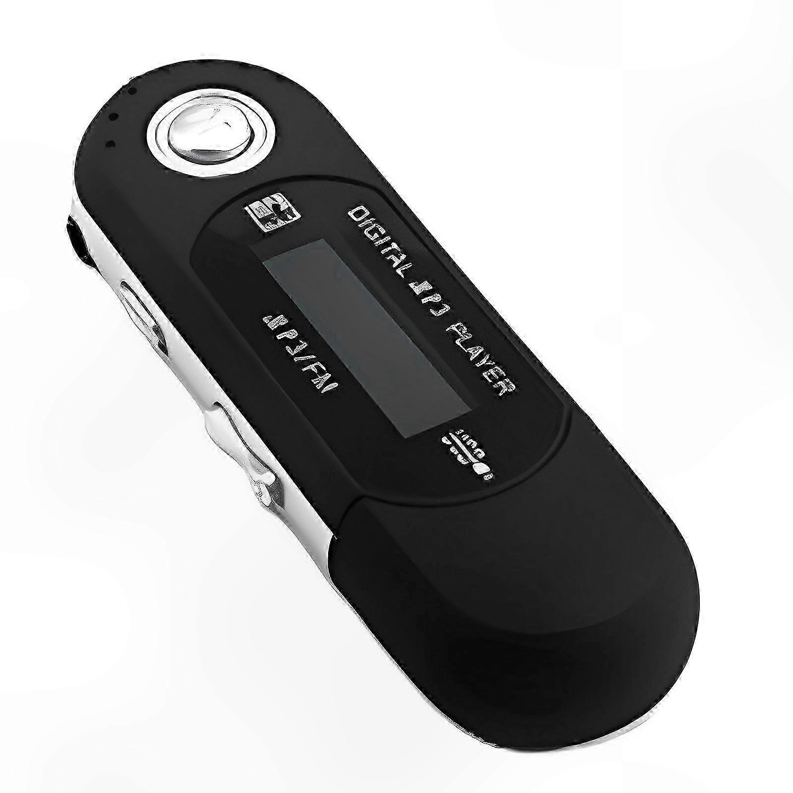 Portable Digital Music Player with LCD Screen, 8GB Storage, FM Radio, USB Functionality, Silver