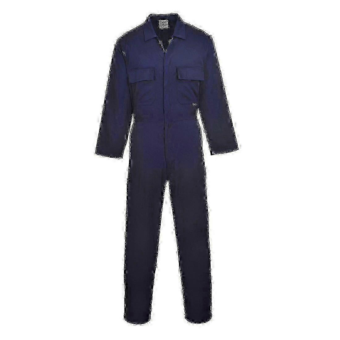 S999 Durable Polycotton Work Coveralls with Multiple Pockets and UV Protection