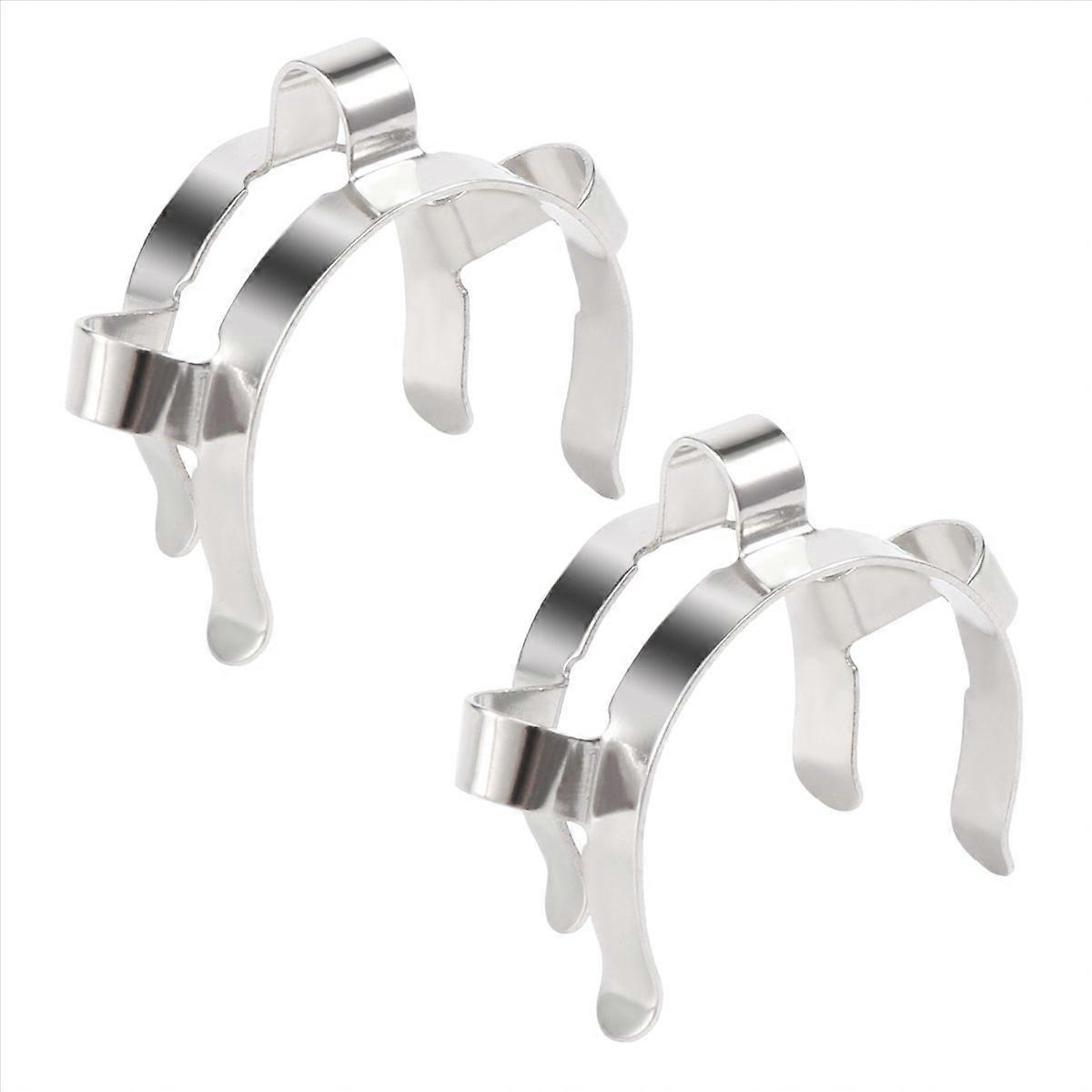 2pcs 24# Clip Keck Clamp for 24/29 24/40 Glass Ground Joint