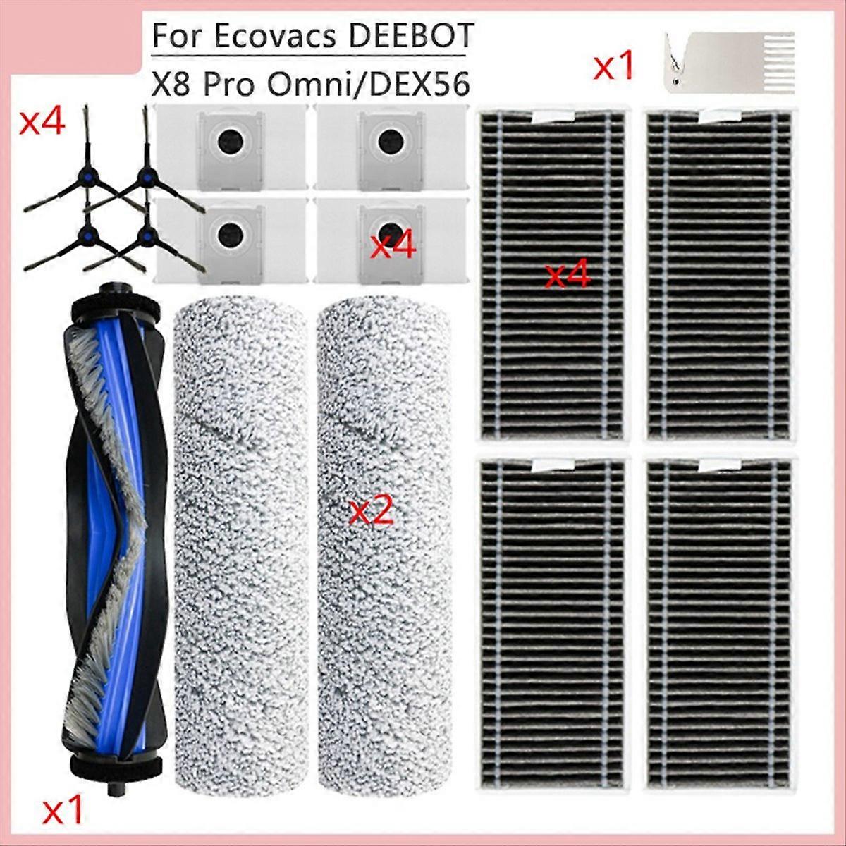 Compatible for X8 Pro Omni Replacement Main Side Brush