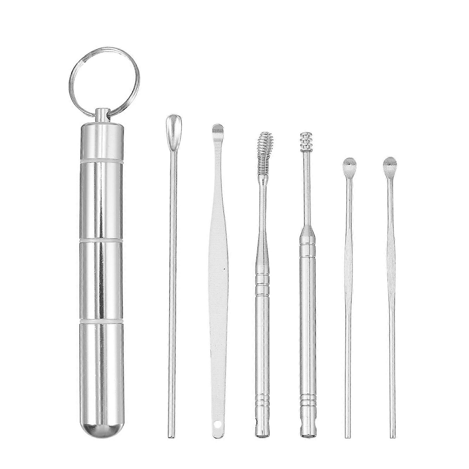 Stainless Steel Ear Picks Tools for Home Use 1Set Set
