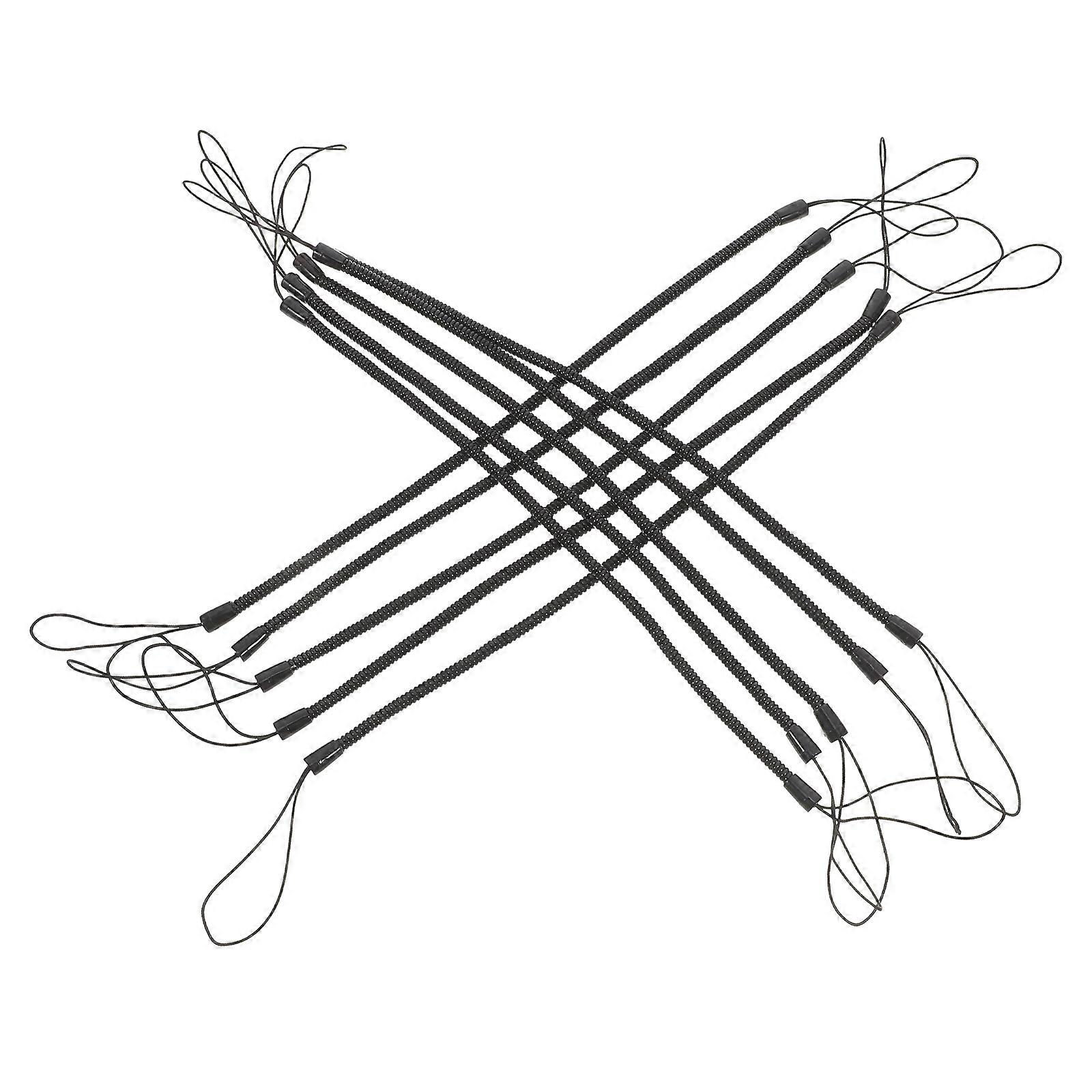 Coiled Pen Tether Plastic Stylus Lanyard for Anti-Lost Use 50Pcs