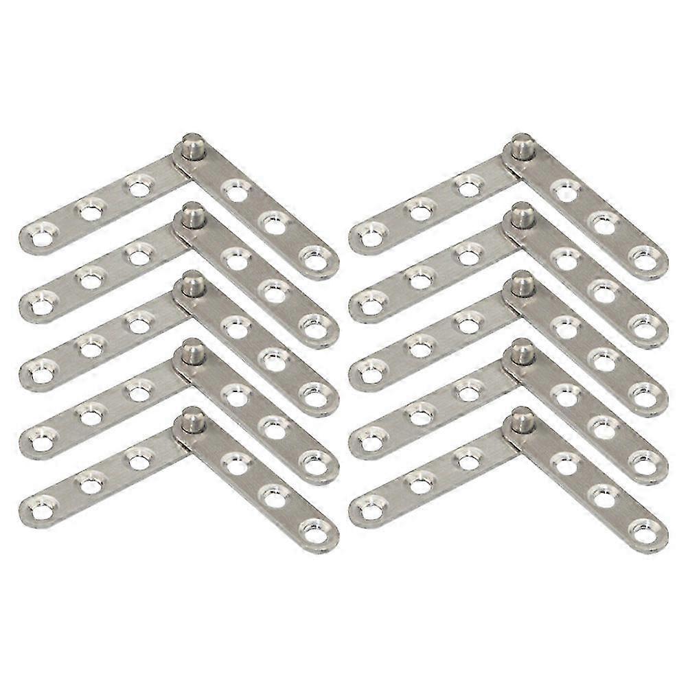 10pcs Hidden 360 Degree Rotatable Hinges Great Replacement Door Hinges