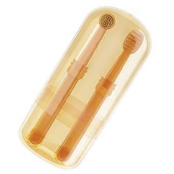 DualHead Pet Toothbrush for Dogs and Cats with Storage Box Plaque Removal and Gum Massage